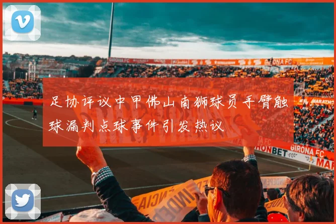 足协评议中甲佛山南狮球员手臂触球漏判点球事件引发热议